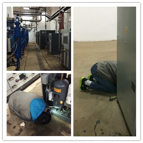 某上市企业用户设备维护保养现场