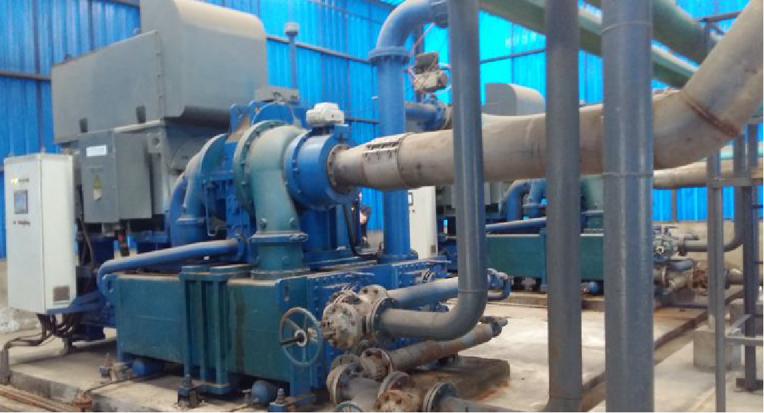 某钛白粉知名企业订制型离心压缩机替换螺杆压缩机